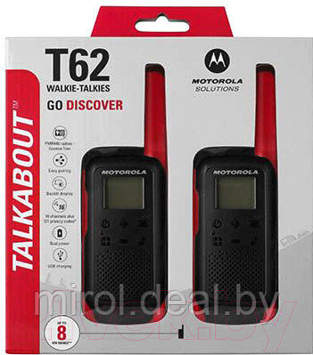 Комплект раций Motorola Talkabout T62 - фото 3 - id-p221161933