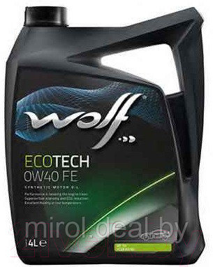 Моторное масло WOLF EcoTech 0W40 FE / 16106/4 - фото 1 - id-p221164213