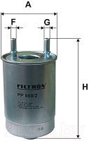 Топливный фильтр Filtron PP988/2