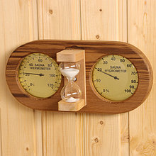 Песочные часы с термомтером 29х14х8,3 см V-T080-2