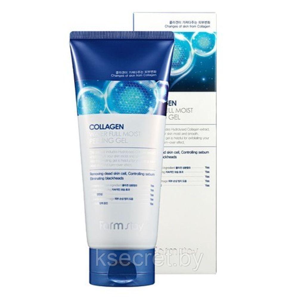 FarmStay Пилинг-гель с коллагеном Collagen Water Full Moist Peeling Gel, 180 мл - фото 1 - id-p221170872