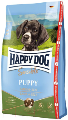Сухой корм для собак Happy Dog Sensible Puppy Lamm & Reis / 61008 - фото 1 - id-p221178433