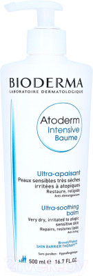 Бальзам для тела Bioderma Atoderm Intensive Baume с помпой - фото 1 - id-p221186116