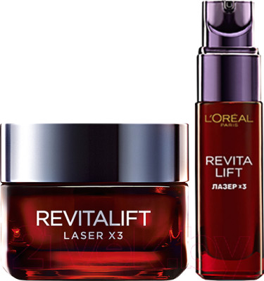 Набор косметики для лица L'Oreal Paris Dermo Expertise Revitalift Крем 50мл+Сыворотка для лица 30мл - фото 1 - id-p221187775