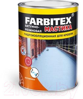 Гидроизоляционная мастика Farbitex Резиновая - фото 1 - id-p221177067
