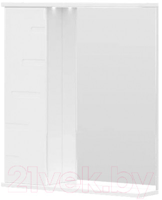 Шкаф с зеркалом для ванной Volna Joli 50 L - фото 1 - id-p221199798
