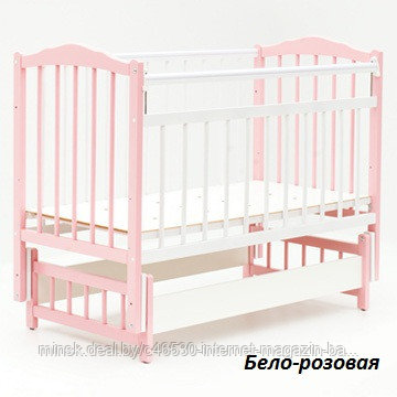 Кроватка-маятник для новорожденных "Bambini" Бамбини. Натуральный цвет. Доставка. - фото 9 - id-p31843528