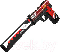 Пистолет игрушечный VozWooden Active USP 2 Года Красный Стандофф 2 / 2002-070