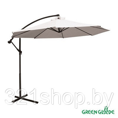 Зонт садовый Green Glade 8002 ( серый ) - фото 1 - id-p221219119