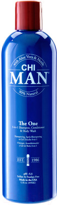 Шампунь для волос CHI Man The One 3-in-1 Shampoo Conditioner Body Wash - фото 1 - id-p221216249