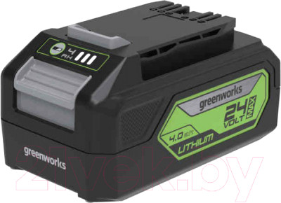 Аккумулятор для электроинструмента Greenworks G24B4II 24V 4Ач / 2938407 - фото 1 - id-p221214613