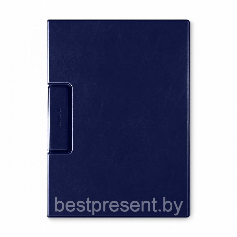 Папка-планшет с магнитным держателем, цвет темно-синий classic - фото 1 - id-p221225394
