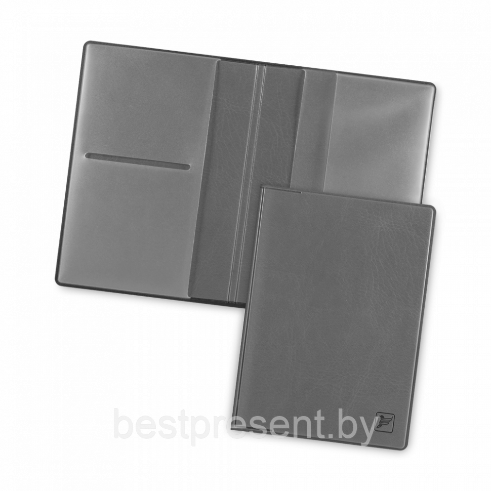 Обложка для паспорта с отделениями, цвет серый classic - фото 1 - id-p221225397