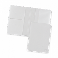 Обложка для паспорта с отделениями, цвет белый classic