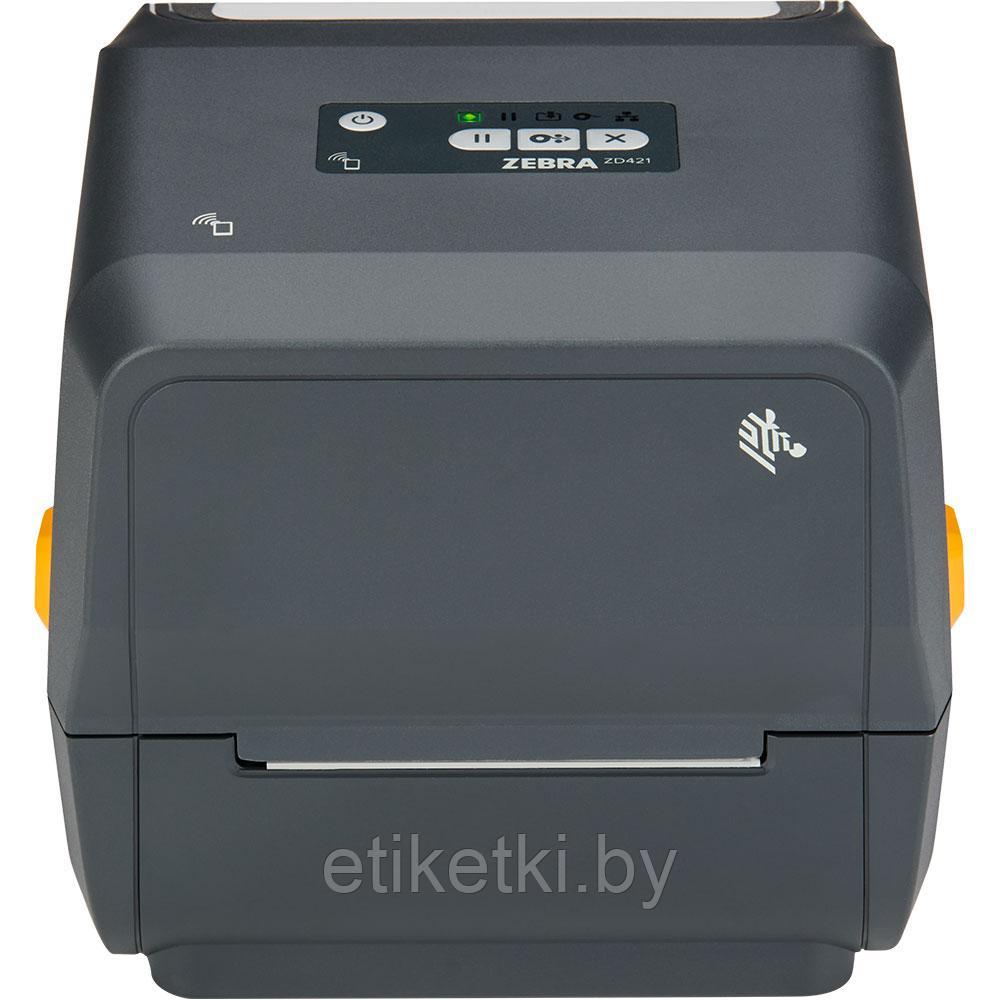 Принтер TT Zebra ZD421t, 300DPI + ethernet - фото 1 - id-p220811909