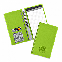 Блокнот-планшет А6 с обложкой, цвет зеленый