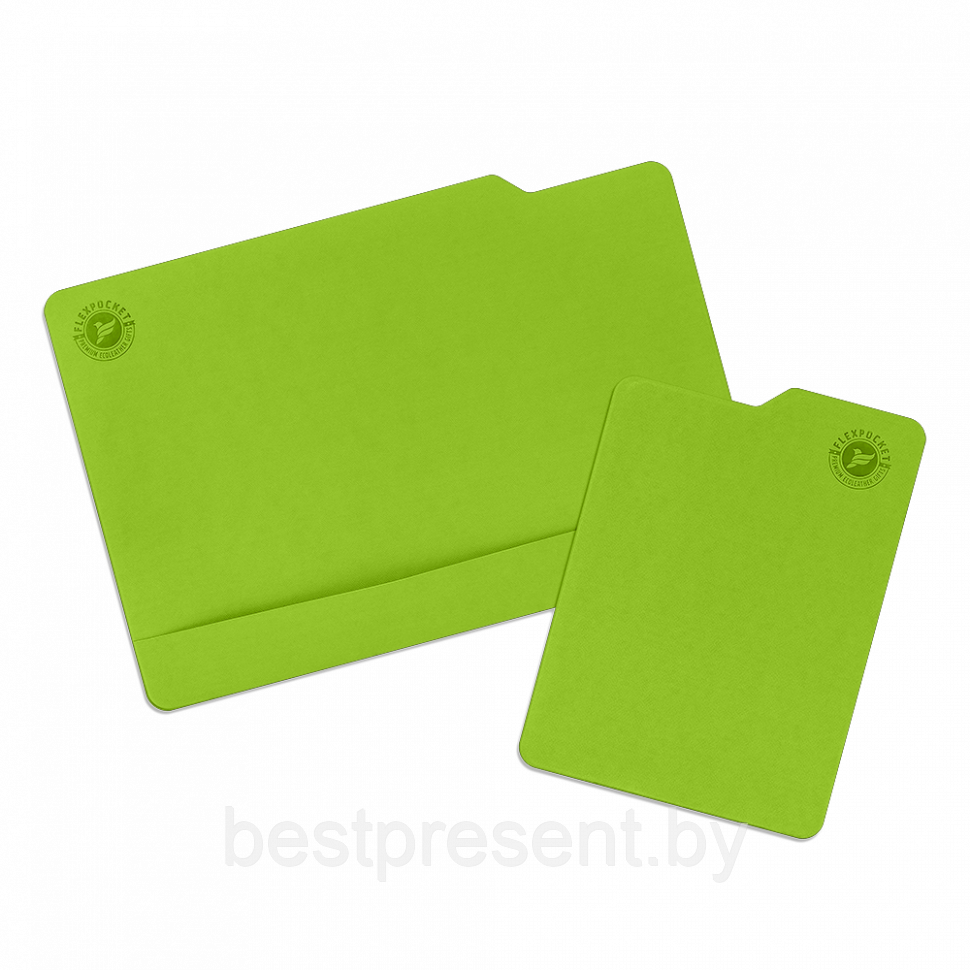 Настольный мат с ковриком для мыши, цвет зеленый - фото 1 - id-p221226628