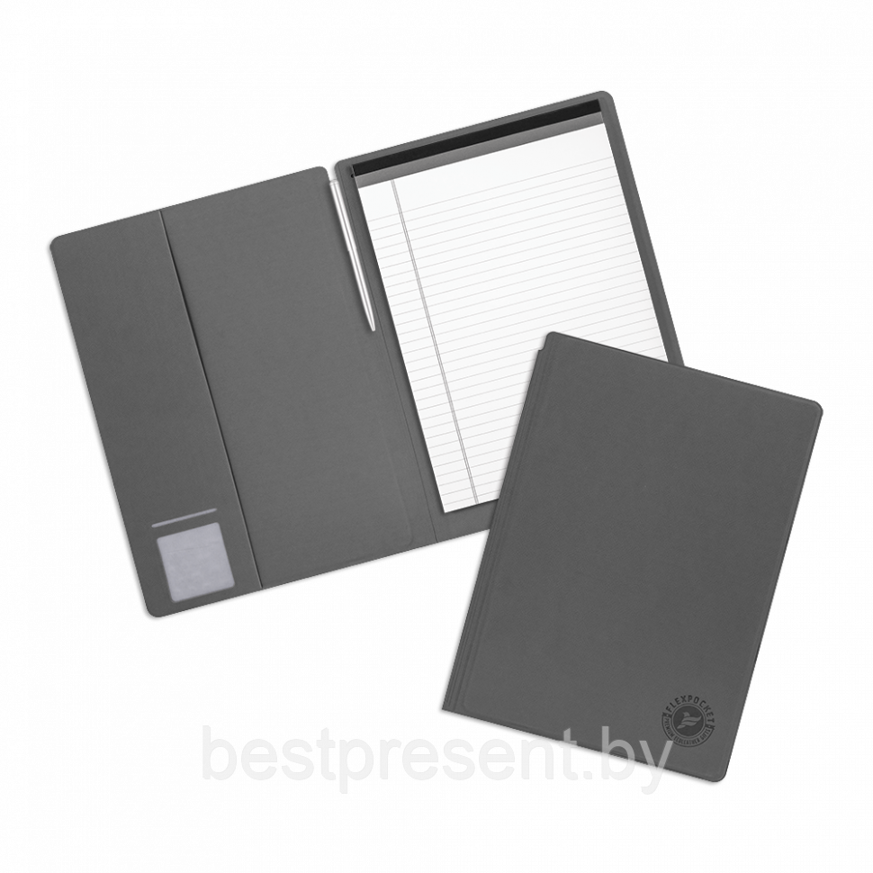 Блокнот-планшет А4 с обложкой, цвет серый - фото 1 - id-p221226649