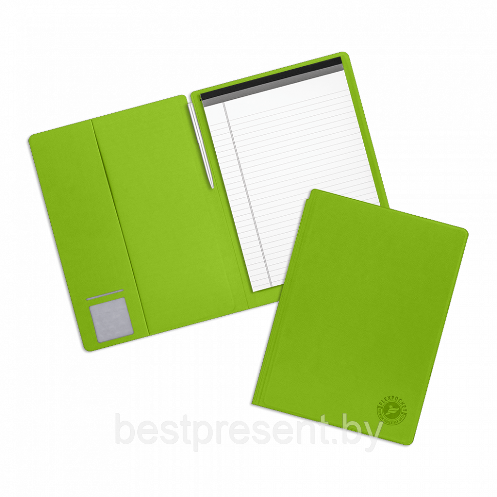 Блокнот-планшет А4 с обложкой, цвет зеленый - фото 1 - id-p221226652