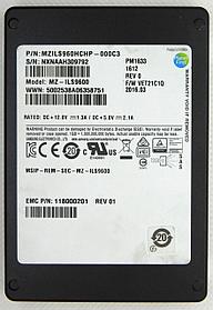 Твердотельный диск SSD 2,5" 960Gb SAS 12G Samsung PM1633
