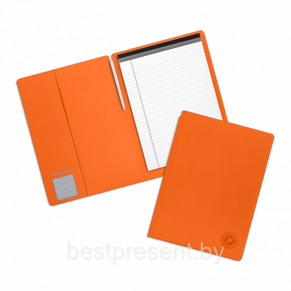Блокнот-планшет А4 с обложкой, цвет оранжевый - фото 1 - id-p221226655