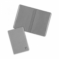 Футляр для двух пластиковых карт, цвет светло-серый