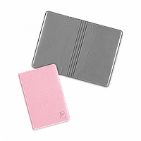 Футляр для двух пластиковых карт, цвет розовый