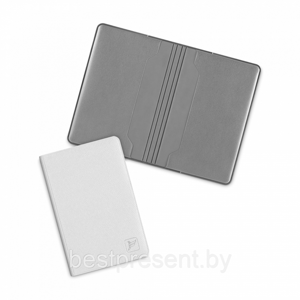 Футляр для двух пластиковых карт, цвет белый - фото 1 - id-p221225497