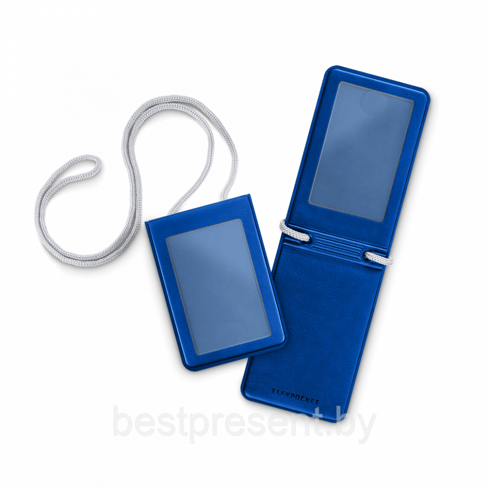 Карман с магнитным замком - вертикальный, цвет синий classic - фото 1 - id-p221225502