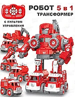 Конструктор на р/у Diy LM907 Build the Autobots 5в1 Трансформер