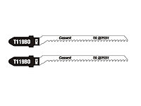Пилка для лобзика по дереву T119BO (2 шт.) GEPARD (GP0620-12) для криволинейных пропилов