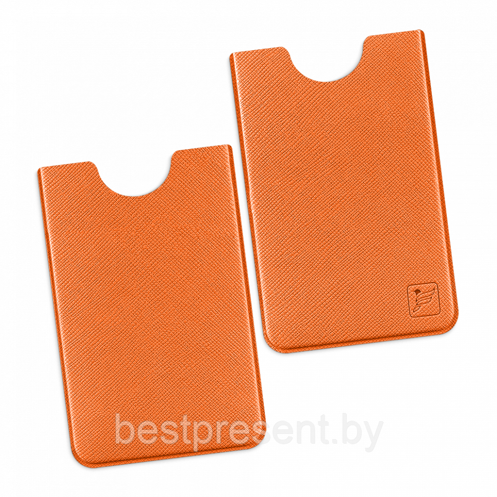 Чехол для пластиковой карты, цвет оранжевый - фото 1 - id-p221226769