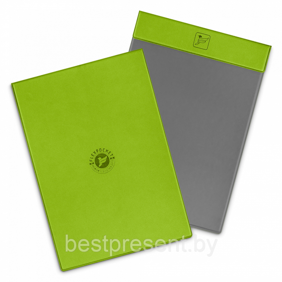Папка планшет на магнитах, цвет зеленый - фото 1 - id-p221225648