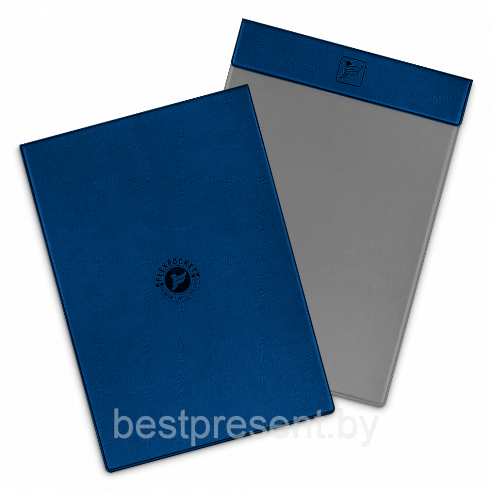Папка планшет на магнитах, цвет темно-синий - фото 1 - id-p221225649