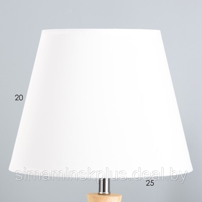 Настольная лампа "Омбр" E27 40Вт белый 25х25х42 см - фото 3 - id-p221227003