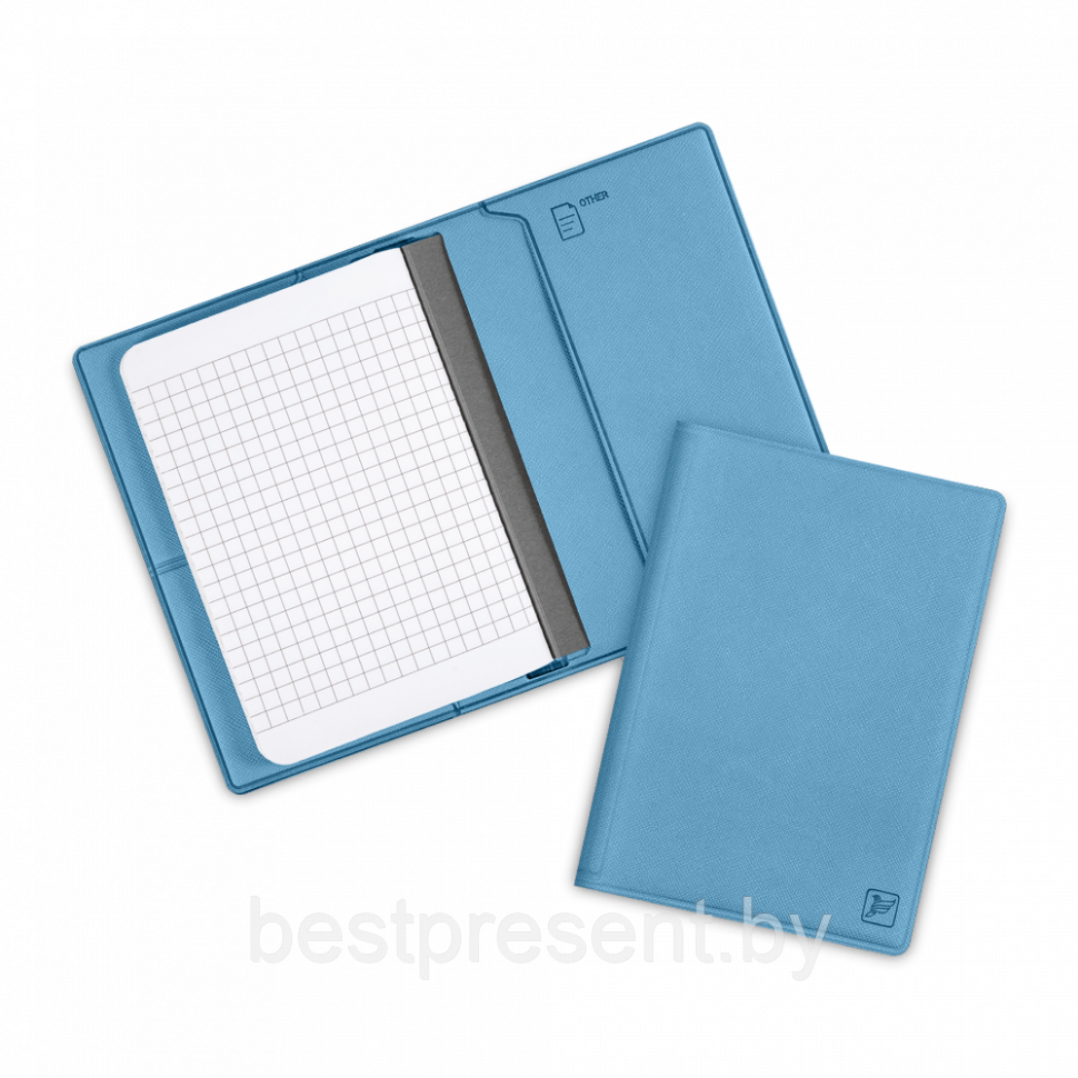 Записная книжка B7, цвет голубой - фото 1 - id-p221225771