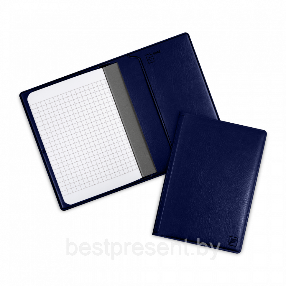 Записная книжка B7, цвет темно-синий classic - фото 1 - id-p221225781
