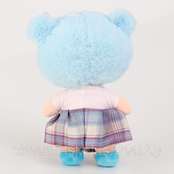 Мягкая игрушка "Куколка" с клубничкой, 25 см, цвет голубой - фото 4 - id-p221227061
