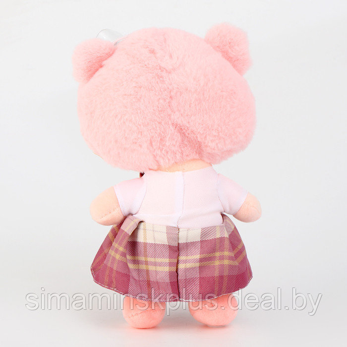 Мягкая игрушка "Куколка" с клубничкой, 25 см, цвет розовый - фото 4 - id-p221227064