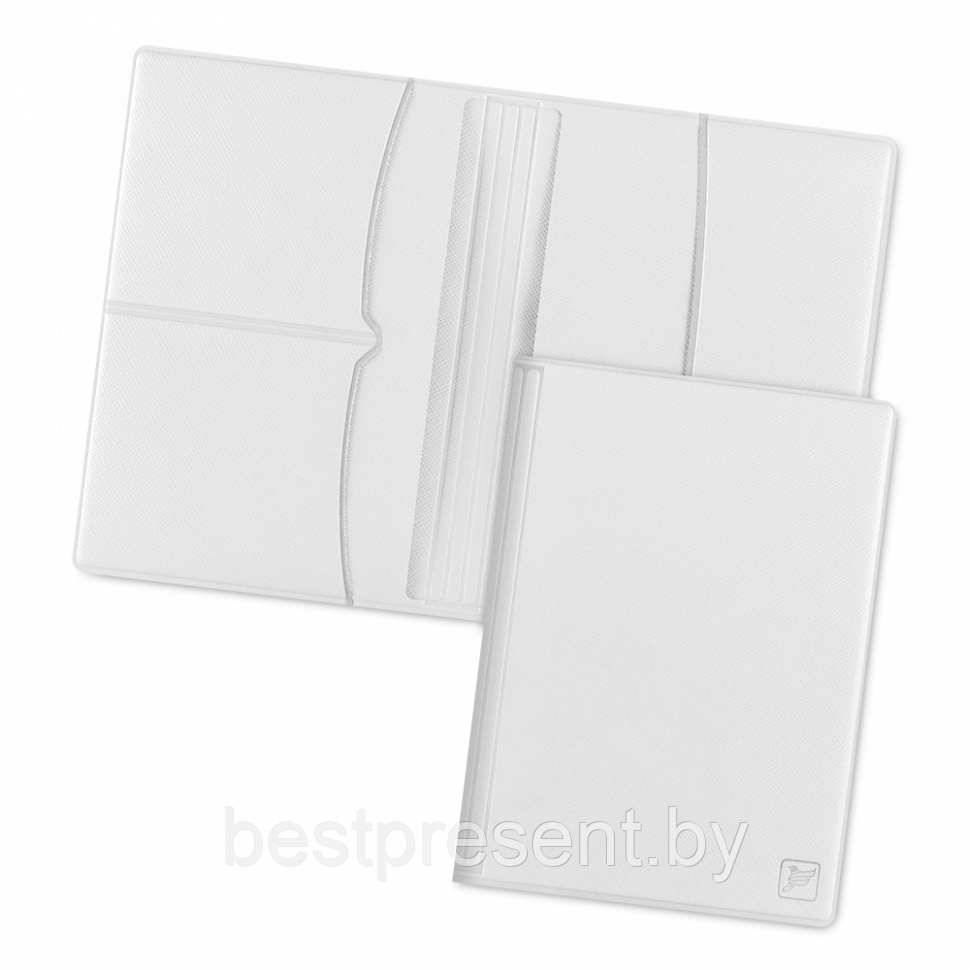 Обложка для паспорта с RFID-блокировкой, цвет белый - фото 1 - id-p221225929