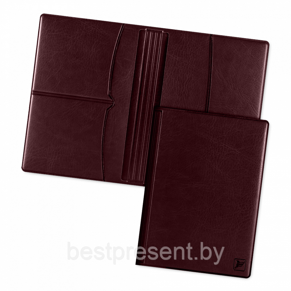 Обложка для паспорта с RFID-блокировкой, цвет коричневый classic - фото 1 - id-p221225932