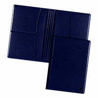 Обложка для паспорта с RFID-блокировкой, цвет темно-синий classic