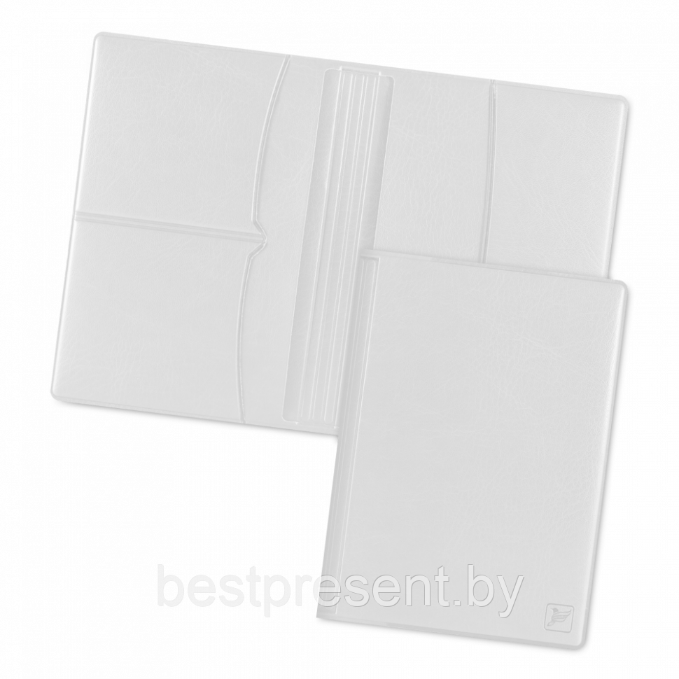 Обложка для паспорта с RFID-блокировкой, цвет белый classic - фото 1 - id-p221225935