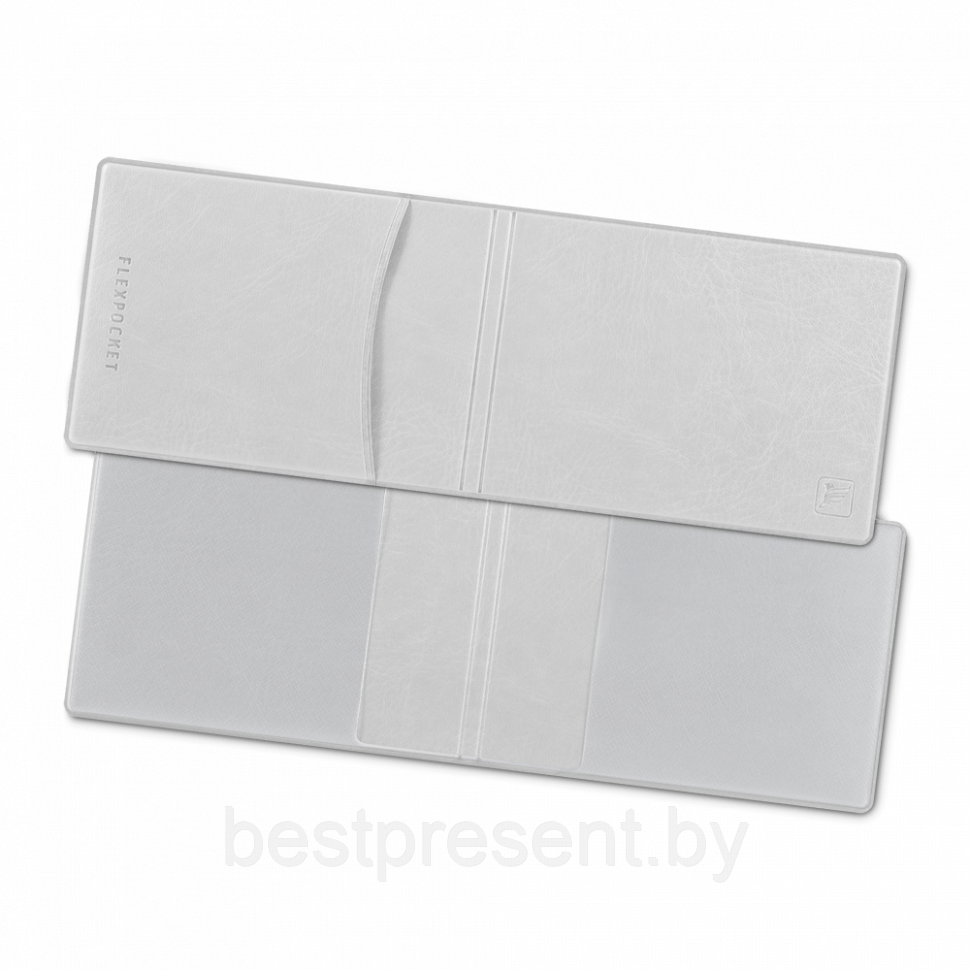 Обложка для удостоверения с карманом, цвет белый Сlassic - фото 1 - id-p221225995