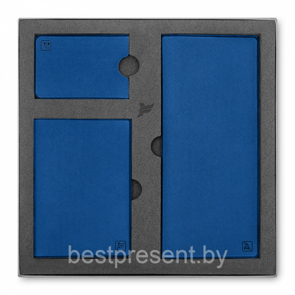 Подарочный набор Flexpocket, цвет темно-синий - фото 1 - id-p221226075