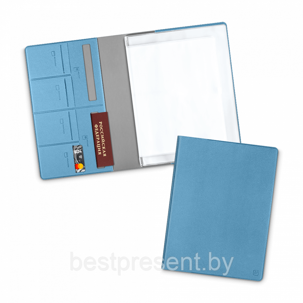 Органайзер для документов, цвет голубой - фото 1 - id-p221226103