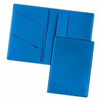 Обложка для паспорта - премиум, цвет синий