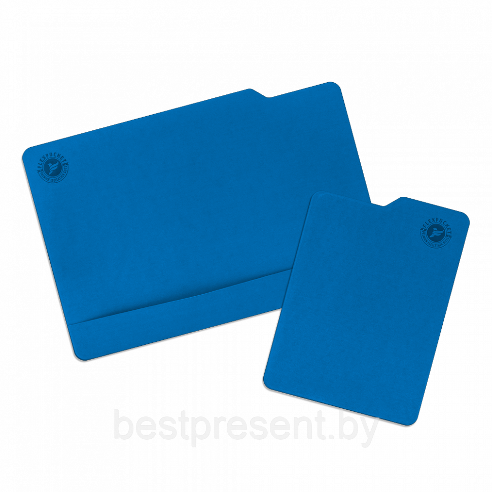 Настольный мат с ковриком для мыши, цвет синий - фото 1 - id-p221226171