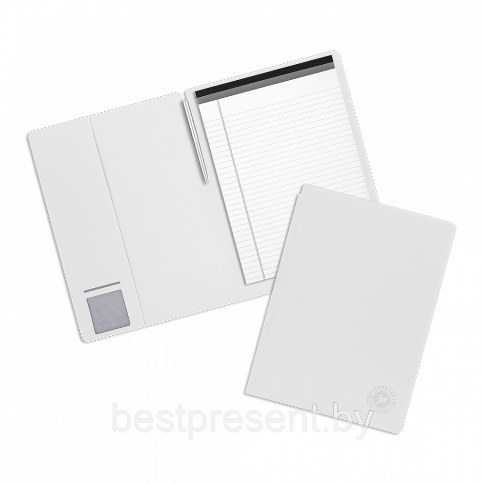 Блокнот-планшет А4 с обложкой, цвет белый - фото 1 - id-p221226310