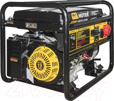 Бензиновый генератор Huter DY11000LX-3-электростартер - фото 4 - id-p221230699